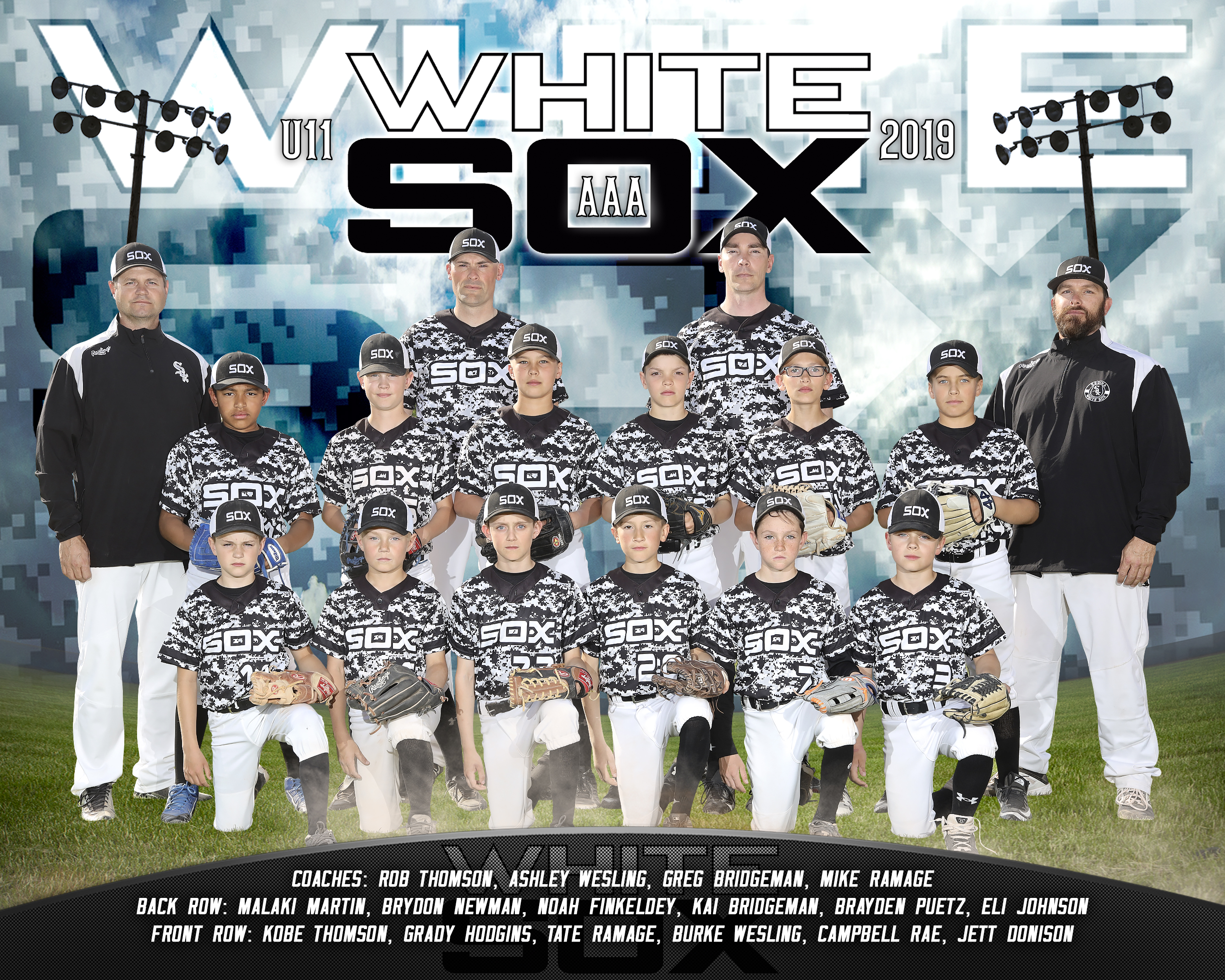 2019 11U AAA Regina White Sox