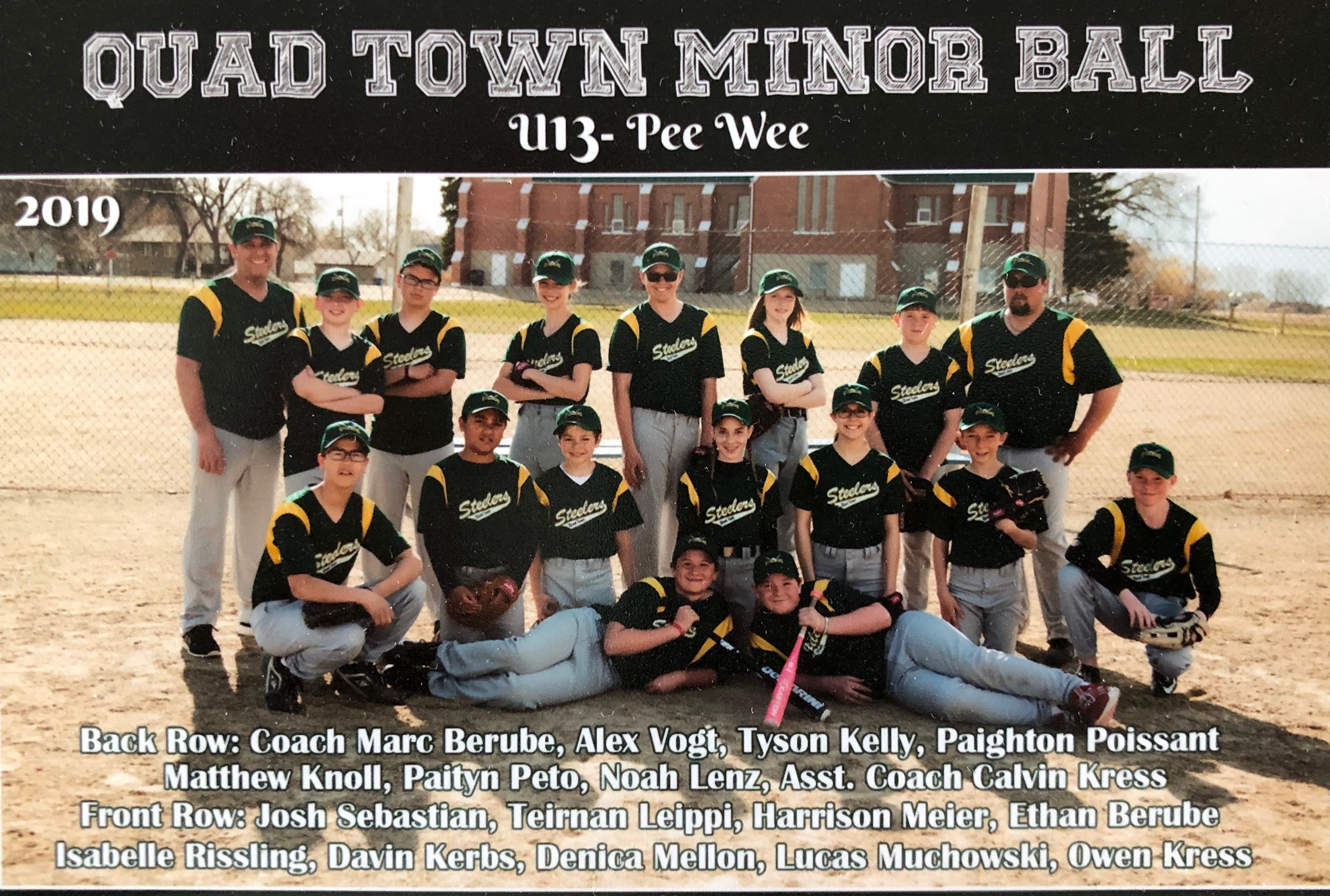 2019 13U A Quad Town Steelers