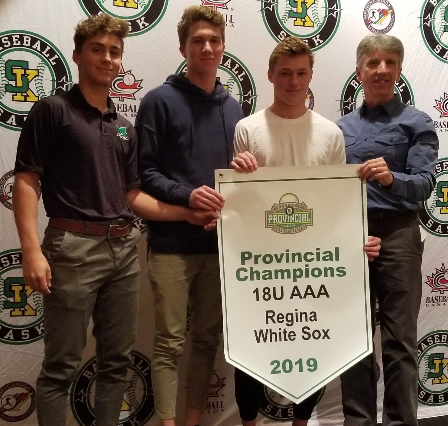 Baseball Sask 2019 18U AAA Championship Banner